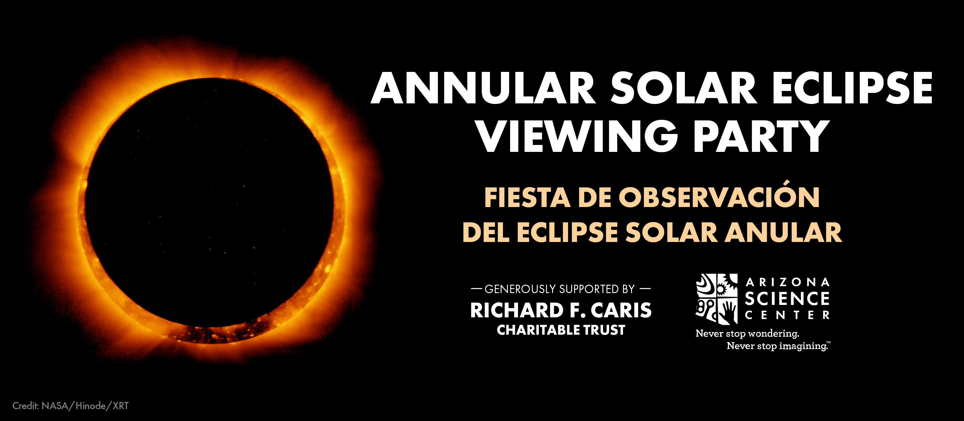 Annular Solar Eclipse Viewing Party at Arizona Science Center
